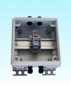 جعبه تقسیم از فولاد ضد زنگ | IP66 | دیواری | با گلند کابل