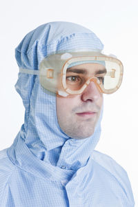 عینک محافظ از جنس PVC| سبک وزن| یک بار مصرف | دارای روکش ضد مه