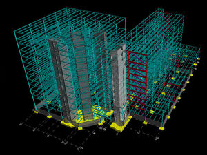 نرم افزار آنالیز و طراحی ساختمانی سه بعدی