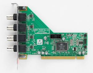 کارت گیرنده تصویر اتوبوسی PCI | فشرده سازی 4 کاناله MPEG 4