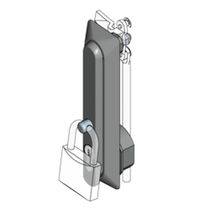 دستگیرۀ تابی | فولاد ضد زنگ | قفل