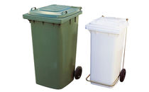ظرف زباله پلاستیکی | پسماند صنعتی | دارای 2 چرخ 